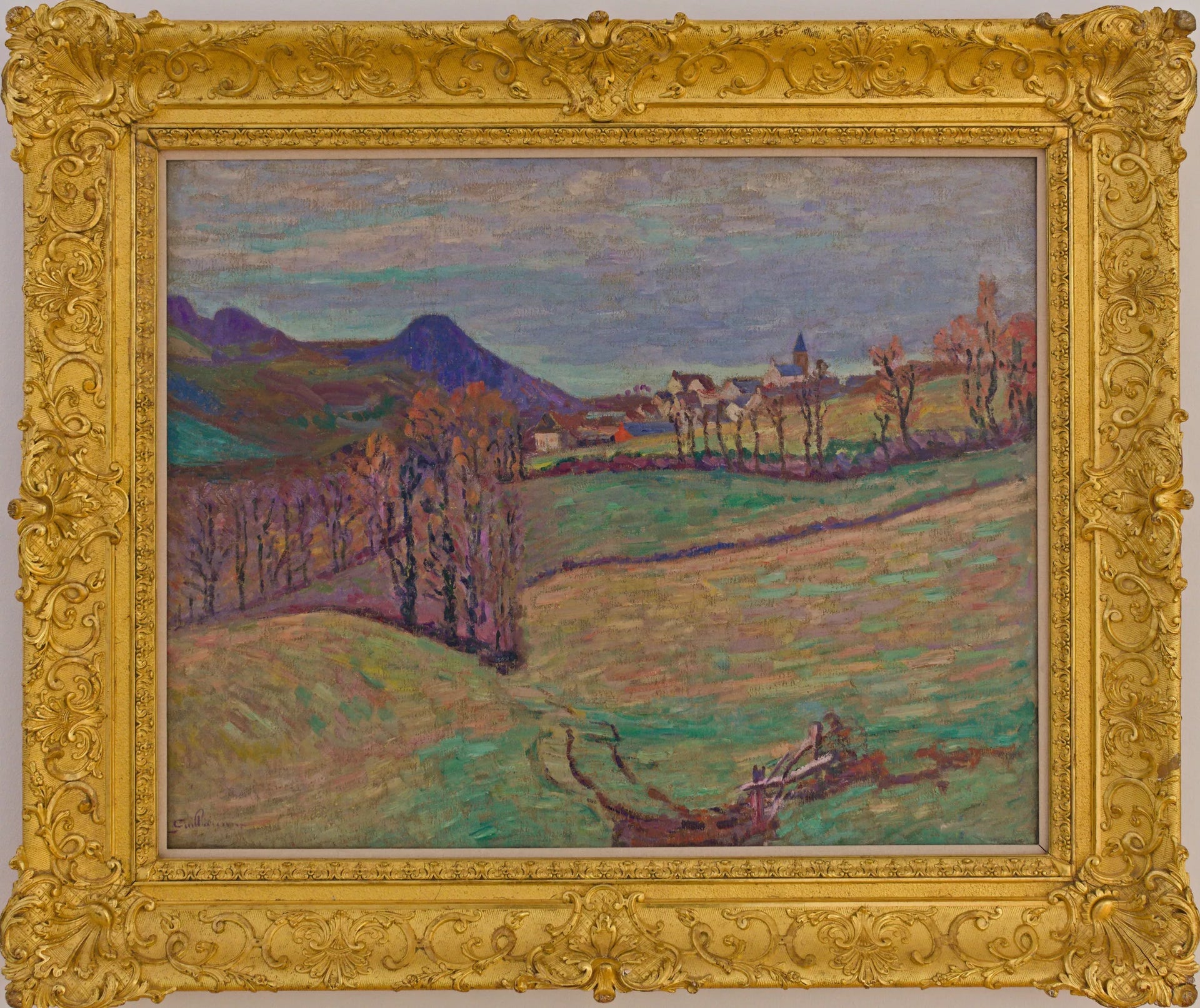 Vue de Saint-Sauves - Armand Guillaumin image 1 copie de tableau peinte à la main