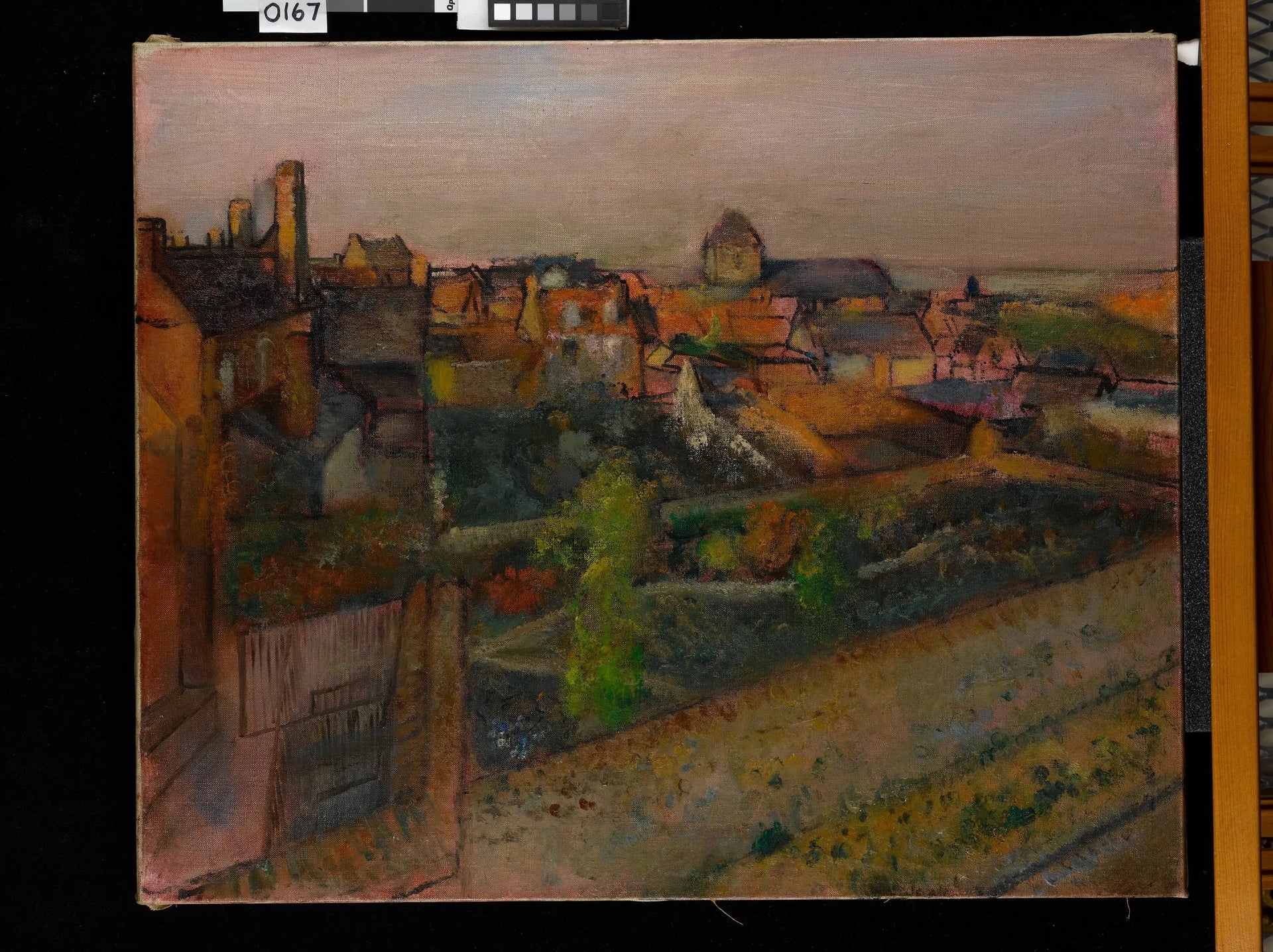 Vue de Saint-Valéry-sur-Somme - Edgar Degas image 1 tableau peint à l’huile sur toile