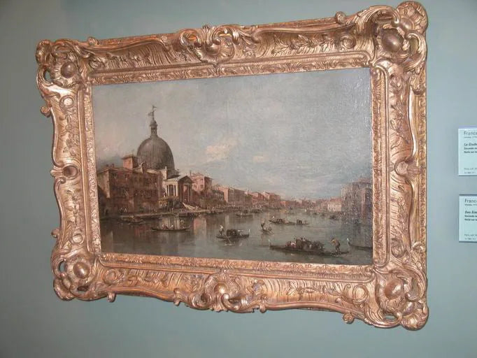 Vue de San Simeone Piccolo à Venise - Francesco Guardi image 1 tableau peint à l’huile sur toile