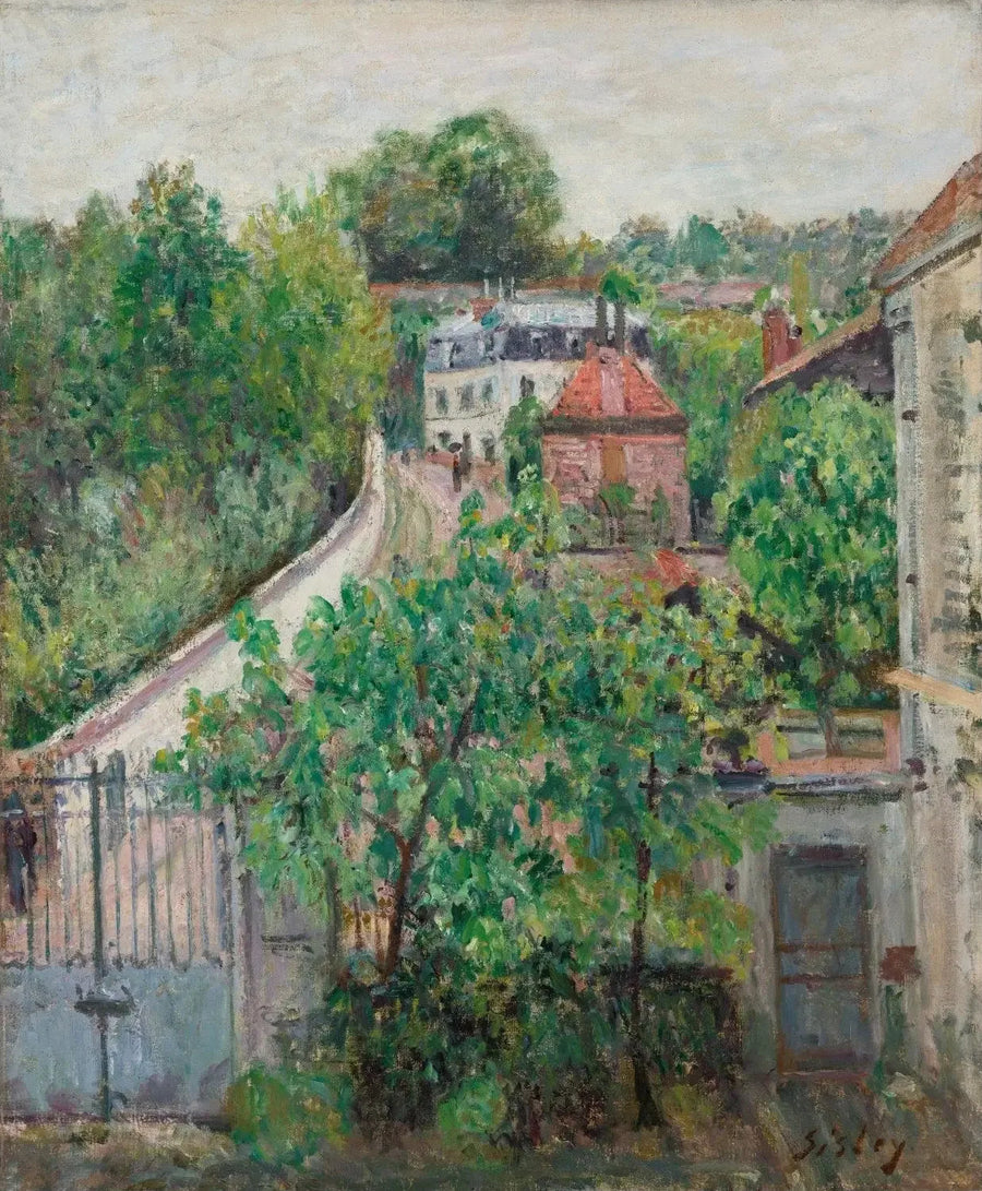 Vue de Sèvres - Alfred Sisley