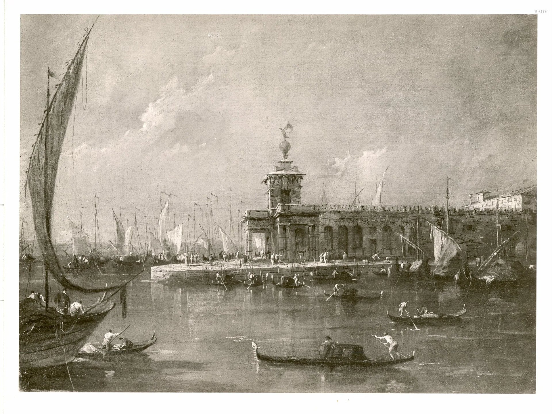 vue de Venise - Francesco Guardi image 1 copie peinte à la main à l’huile