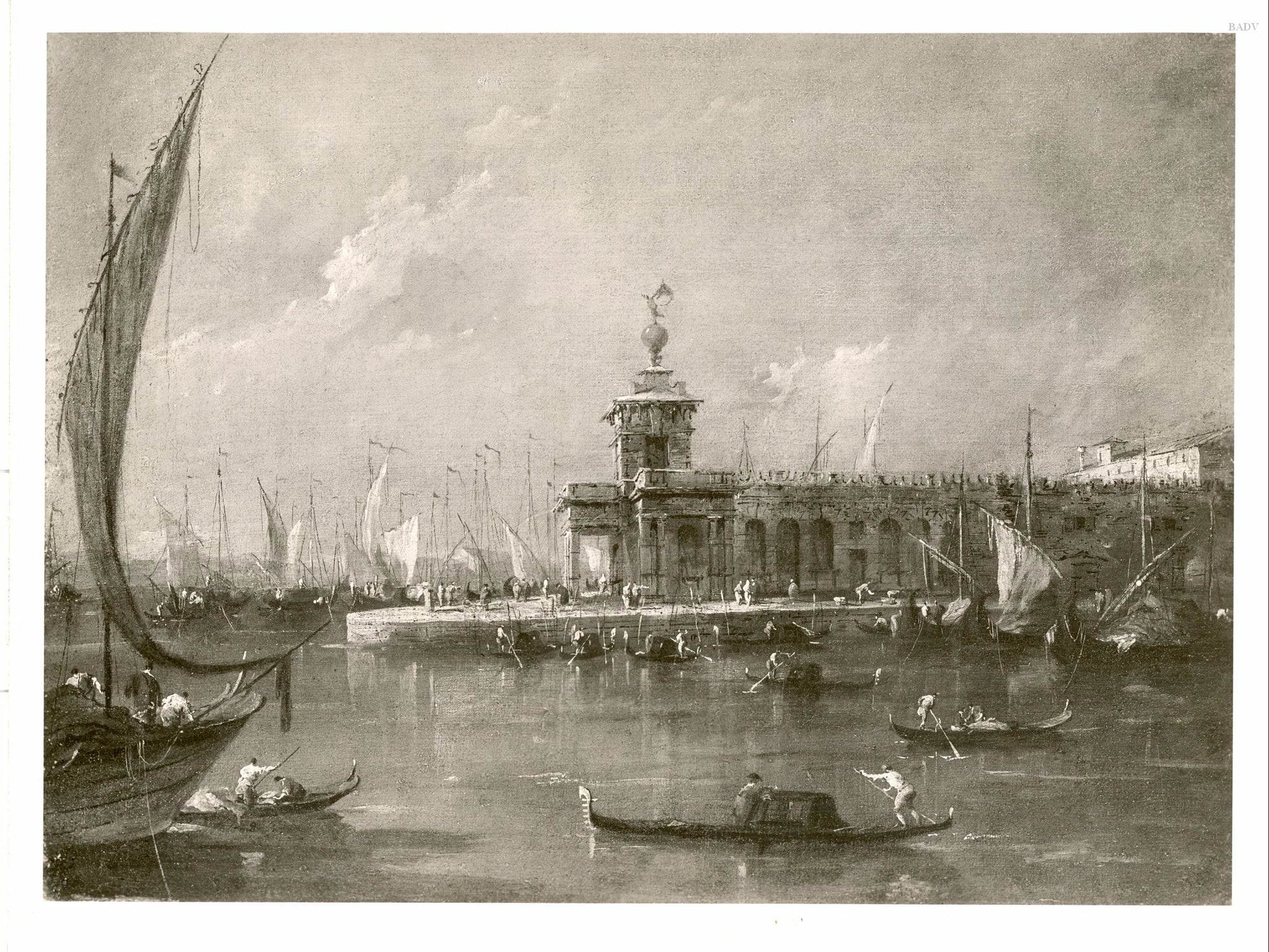 vue de Venise - Francesco Guardi image 1 copie peinte à la main à l’huile