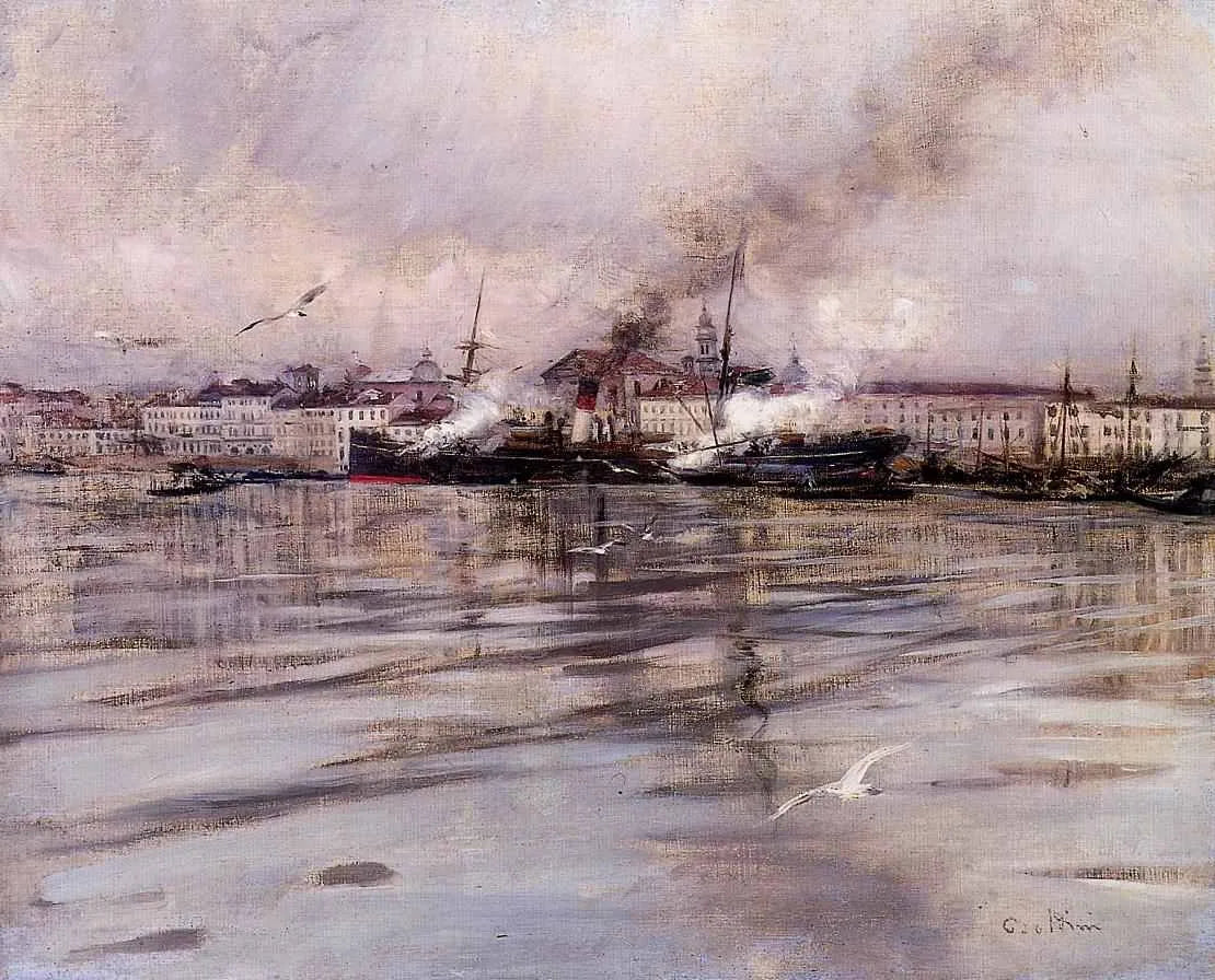 Vue de Venise - Giovanni Boldini image 1 tableau peint à l’huile sur toile