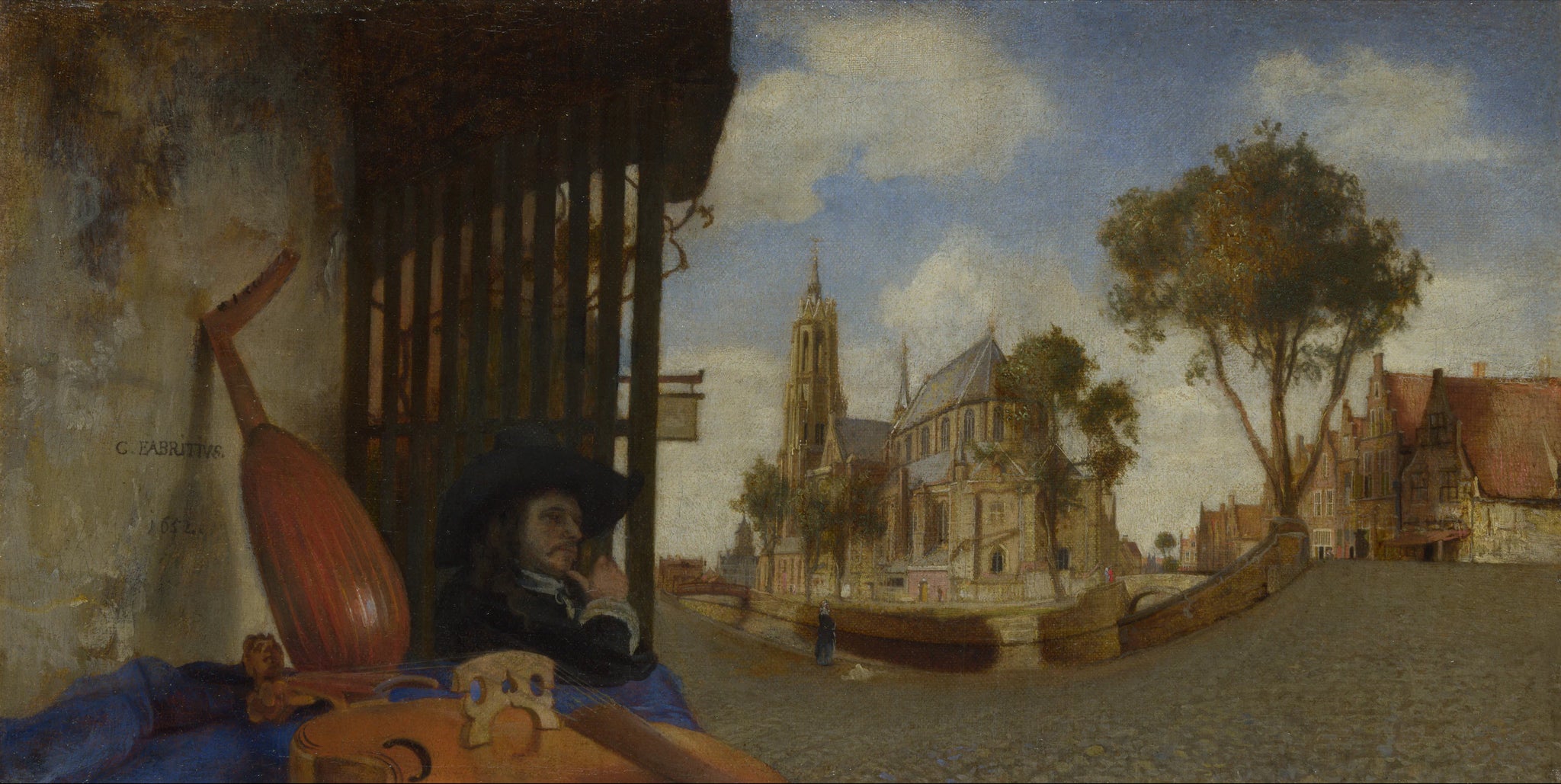 Une vue de Delft - Carel Fabritius