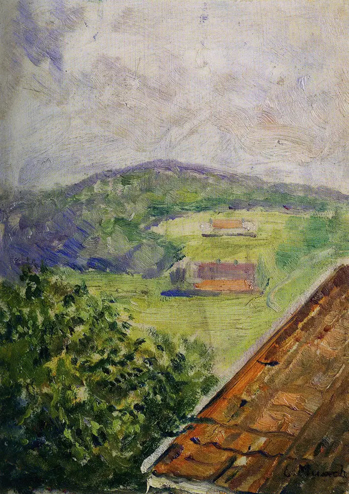 Vue depuis Hauketo - Edvard Munch