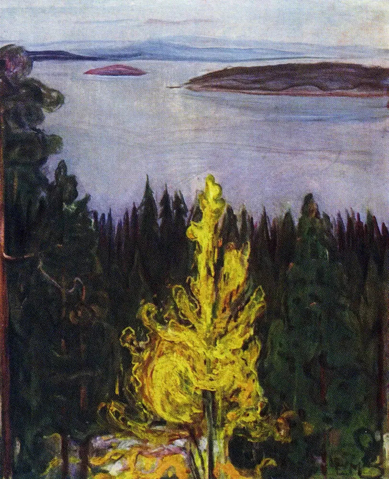 Vue depuis Nordstrand - Edvard Munch