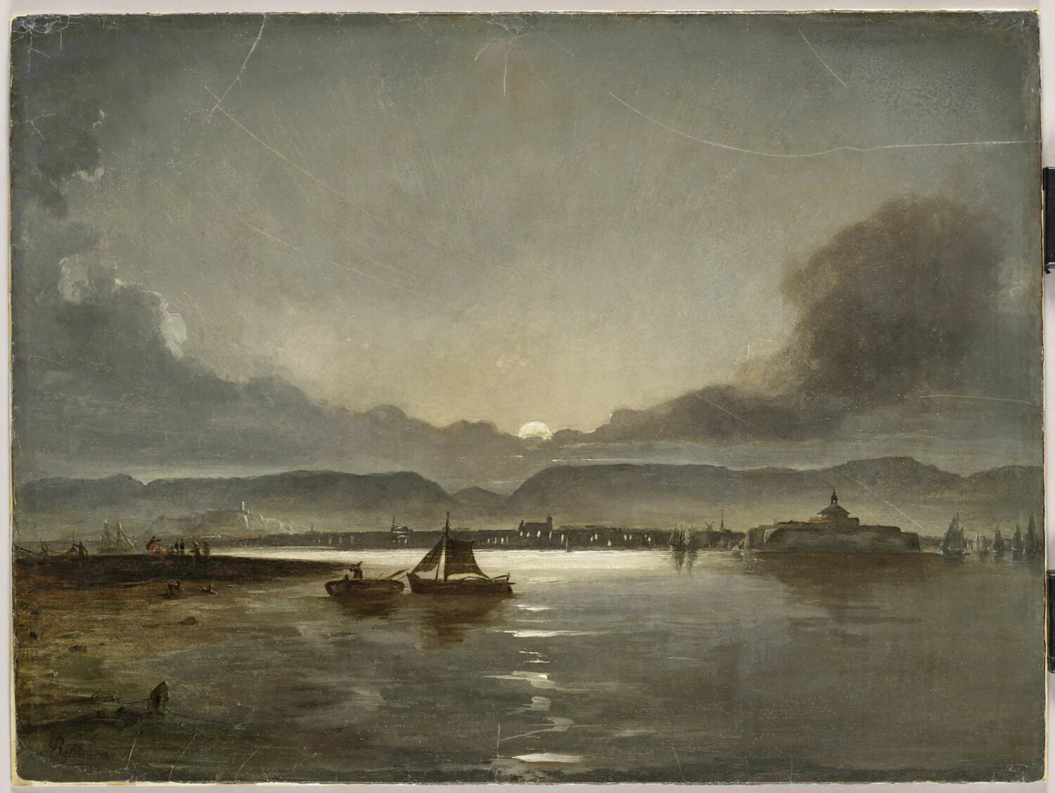 Vue de Drontheim (Norvège) - Peder Balke