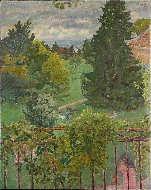 Vue du Balcon - Pierre Bonnard image 1 reproduction de peinture à l’huile