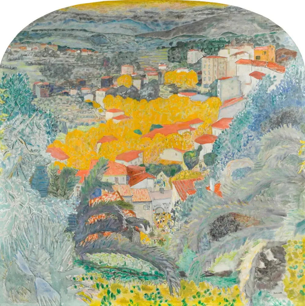 Vue du Cannet - Pierre Bonnard image 1 reproduction de peinture à l’huile