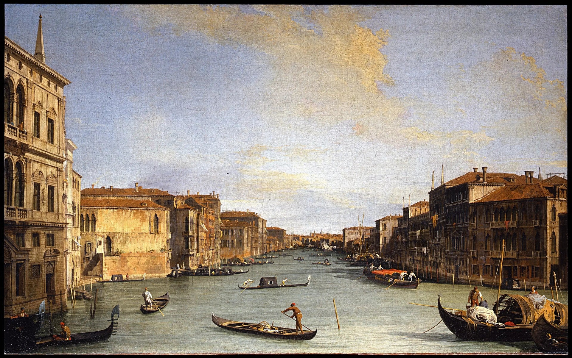 Vue du Grand Canal - Canaletto image 1 copie peinte à la main à l’huile
