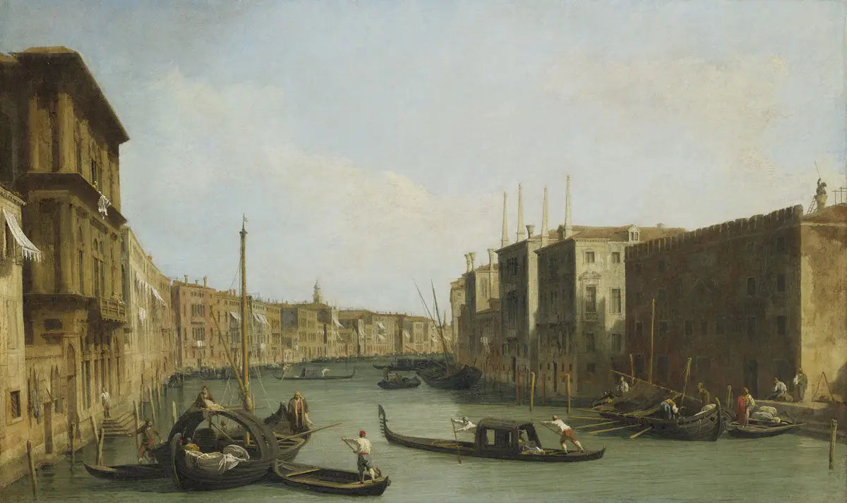 Vue du Grand Canal - Canaletto image 1 tableau peint à l’huile sur toile
