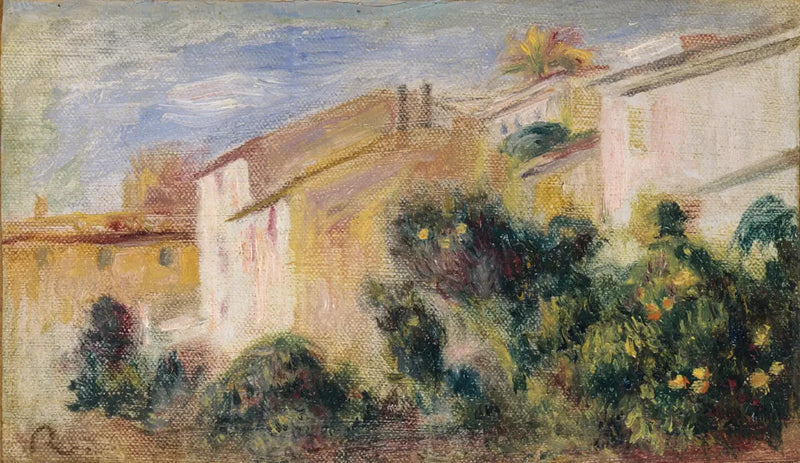 Vue du jardin de la villa - Pierre-Auguste Renoir