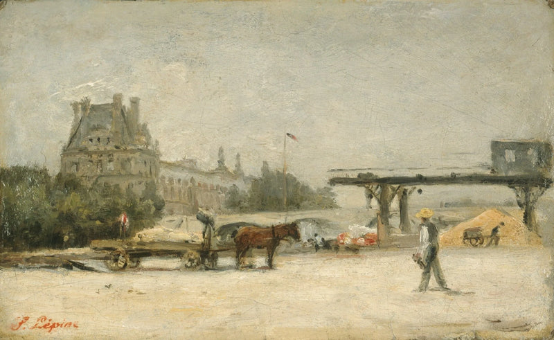 Vue du Louvre - Stanislas Lépine