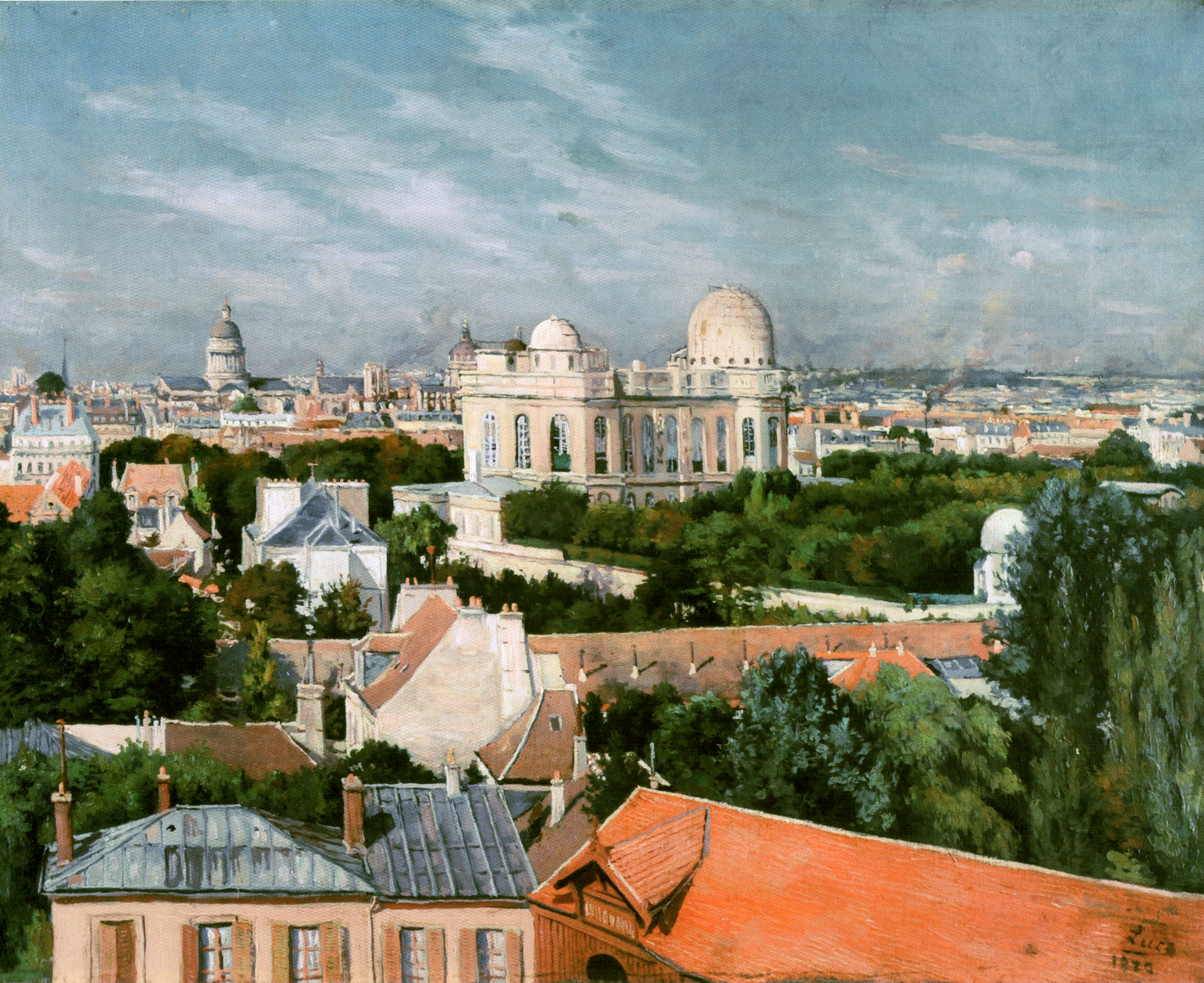 Vue du quartier de l'Observatoire - Maximilien Luce image 1 reproduction de peinture à l’huile
