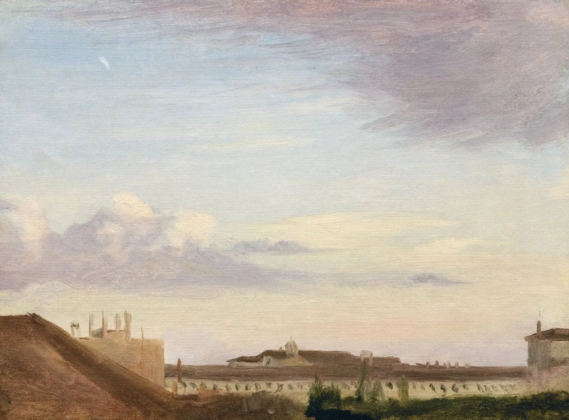 Vue du Quirinal - Edgar Degas
