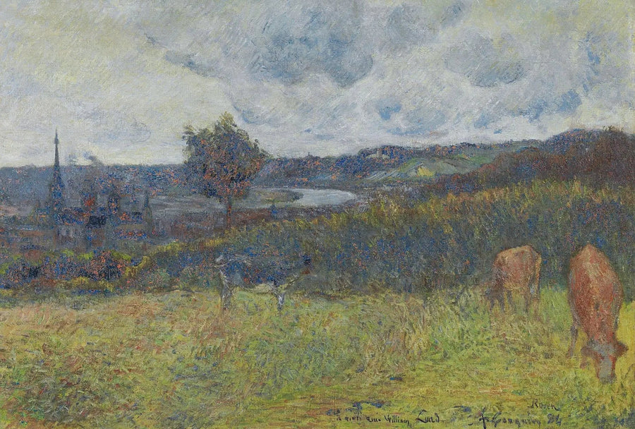 Vue générale de Rouen - Paul Gauguin