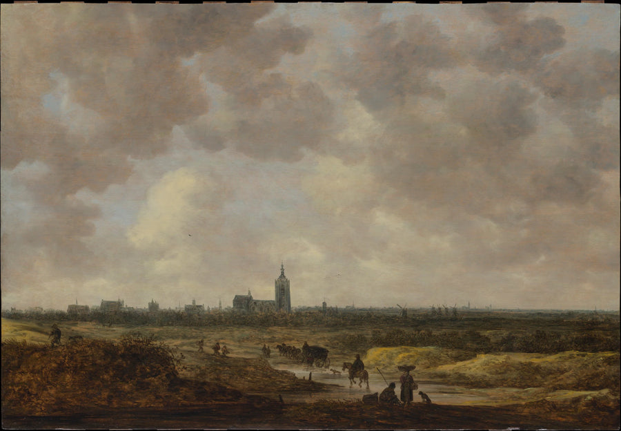 Une vue de La Haye depuis le nord-ouest - Jan van Goyen