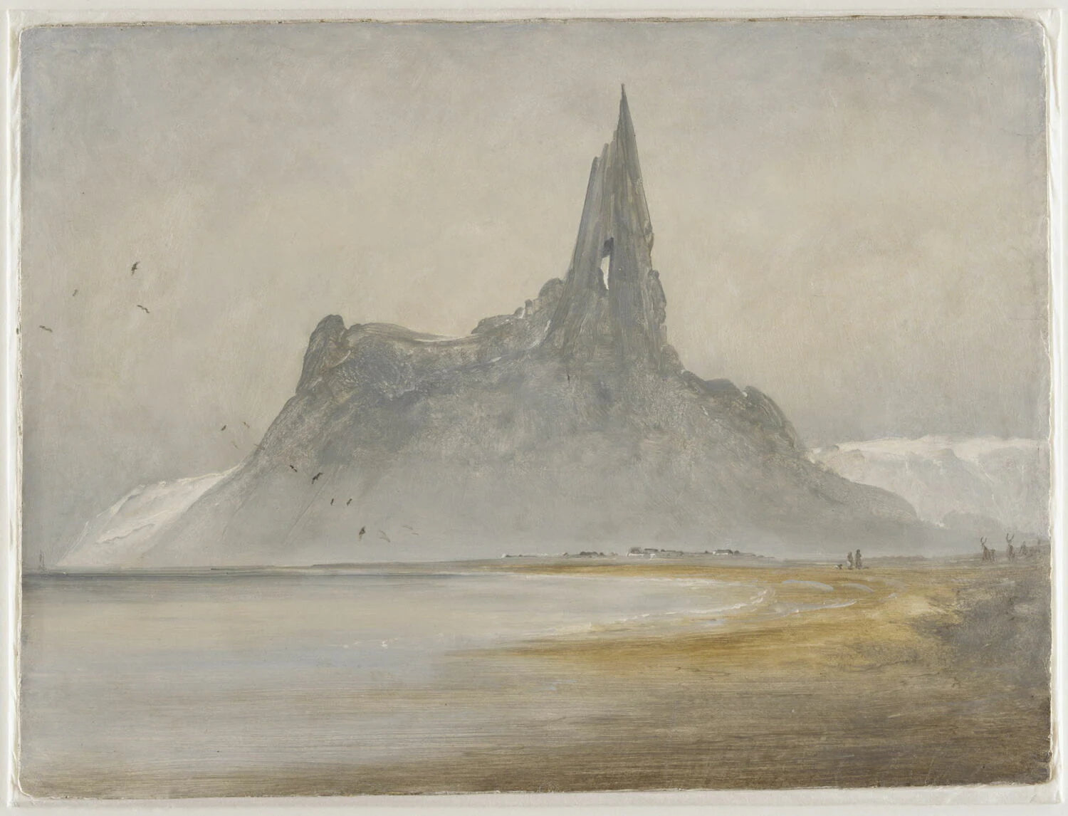 Vue de Kielhornet à Stegen (esquisse) - Peder Balke