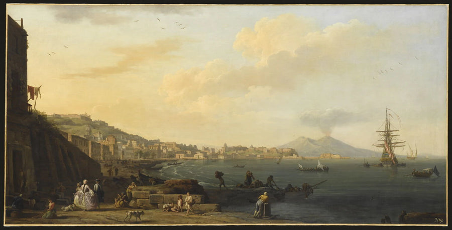 Vue de Naples avec le Vésuve - Claude-Joseph Vernet