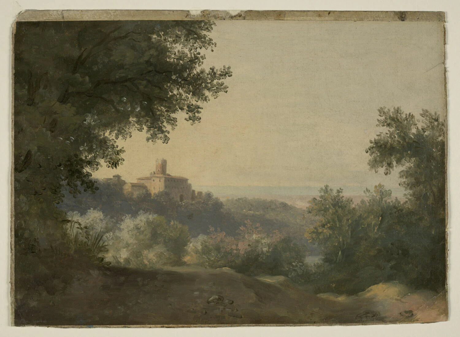 Vue de Nemi - Pierre de Valenciennes