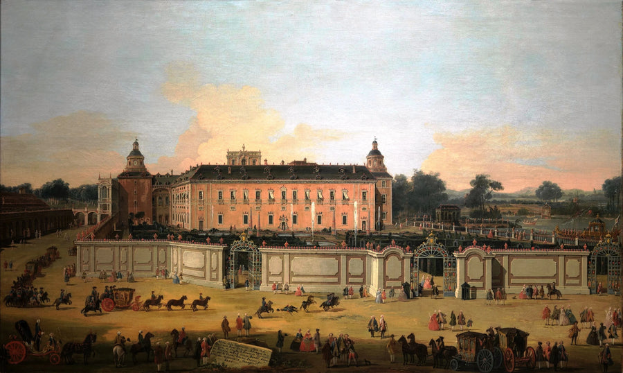 Vue du Palais d'Aranjuez - Francesco Battaglioli