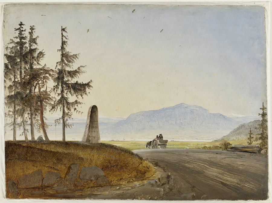 Vue de Paradis-Bakken (esquisse) - Peder Balke