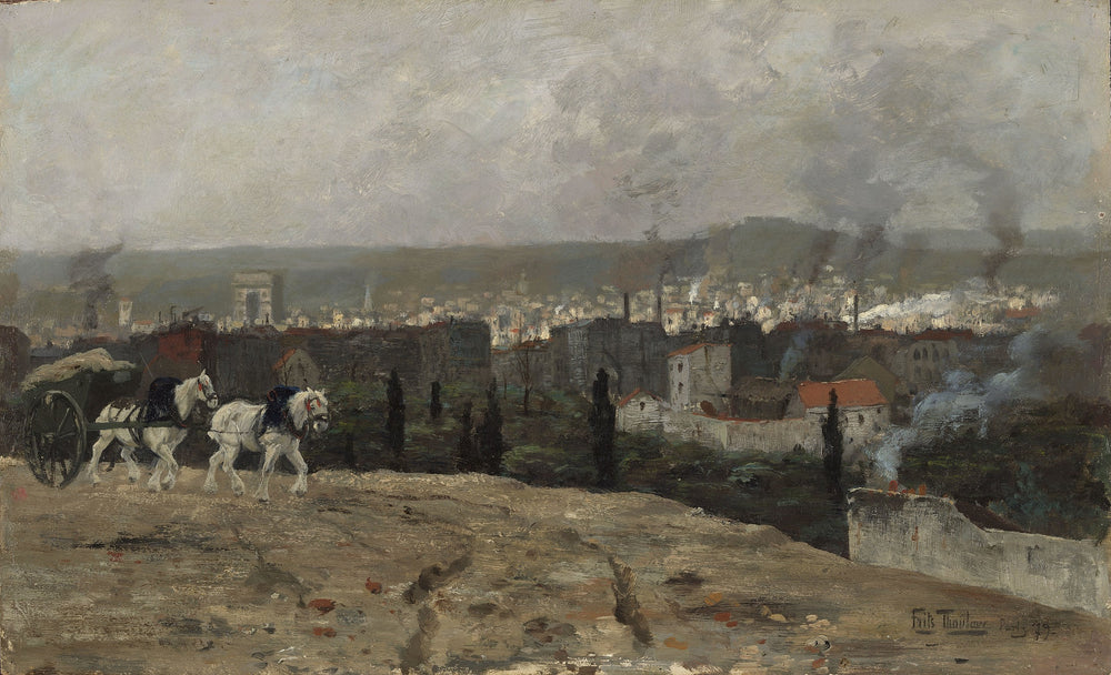 Vue parisienne - Frits Thaulow