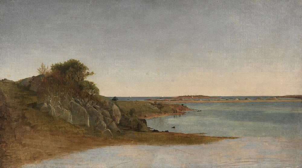 Vue près de Newport - John Frederick Kensett - Alpha Reproduction
