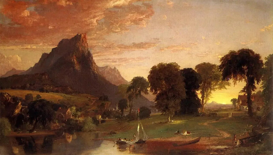 Vue près de Sherburne, comté de Chenango - Jasper Francis Cropsey