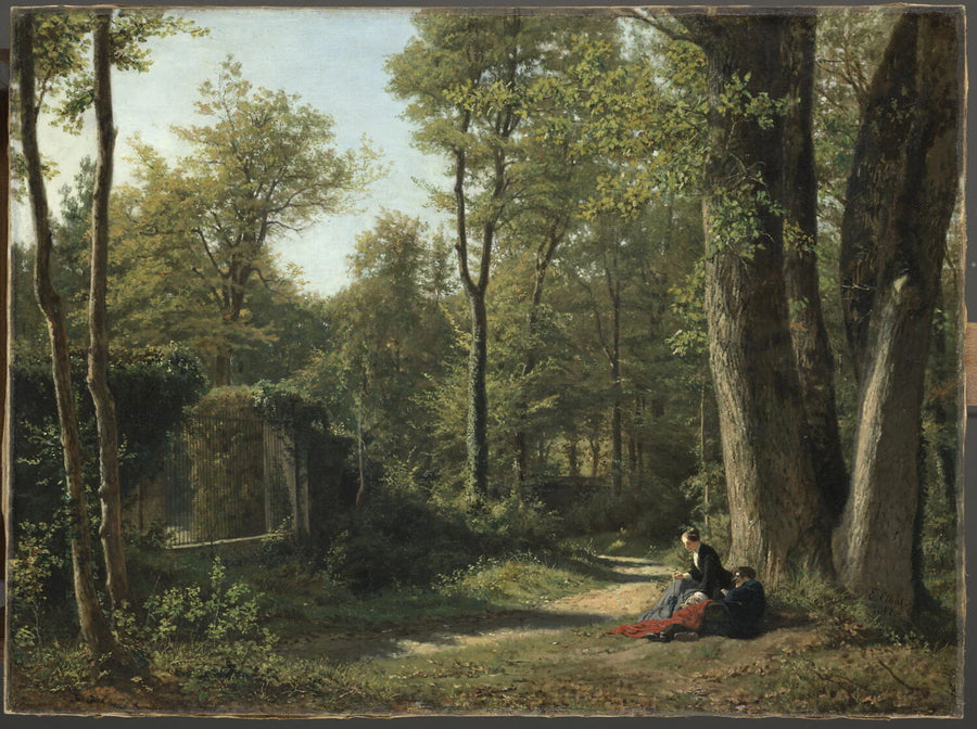 Vue prise à Bellevue, près de Meudon (Hauts-de-Seine) - Édouard Cibot