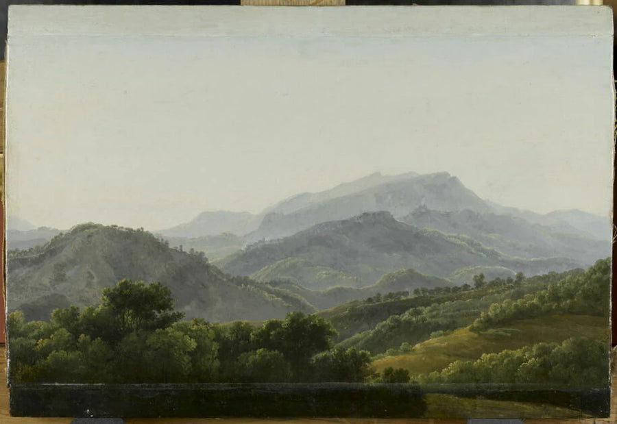 Vue prise de Subiaco, près de Rome - Jean Joseph Xavier Bidauld