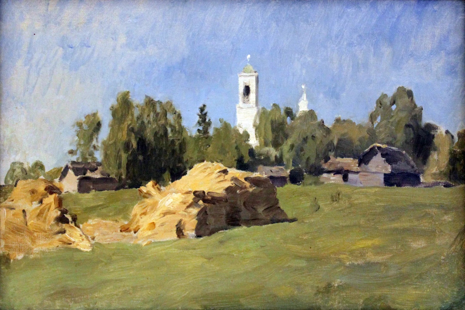 vue rurale - Isaac Levitan image 1 reproduction réalisée par Alpha Reproduction