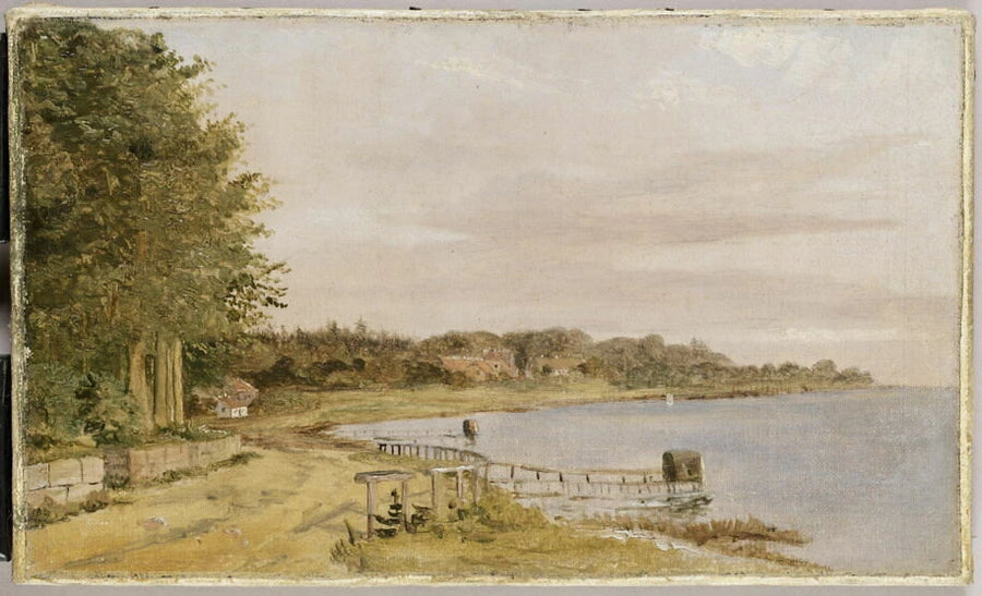 Vue de Strandvejen, aux environs d'Emiliekilde, au nord de Copenhague - Christen Schjellerup Købke