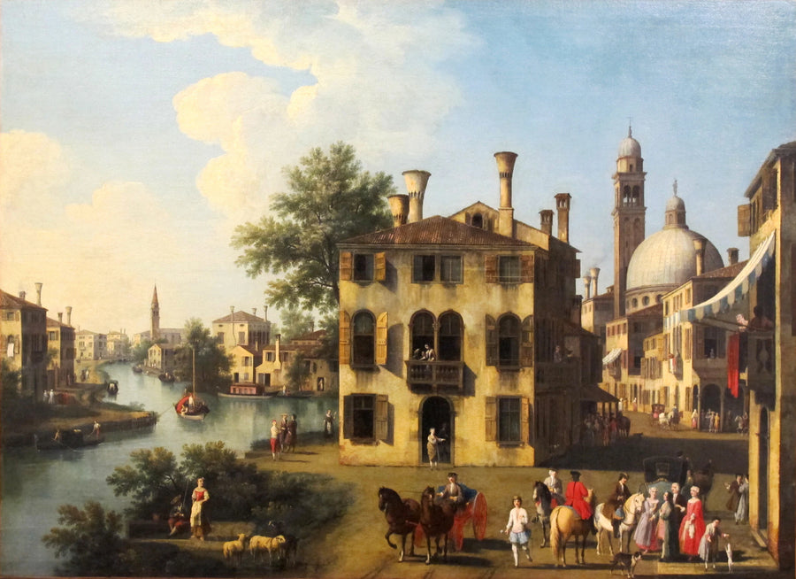 Vue sur la Brenta, près de Dolo - Giambattista Cimaroli