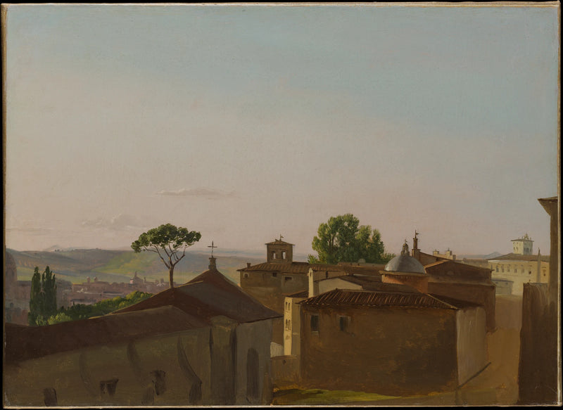 Vue sur la colline du Quirinal, Rome - Simon Denis