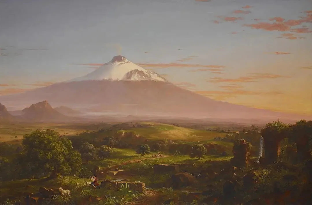 Vue sur l'Etna - Thomas Cole image 1 reproduction artisanale de tableau