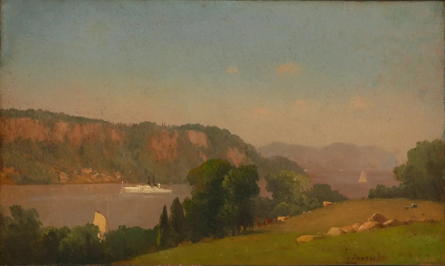 Vue sur l'Hudson - George Inness