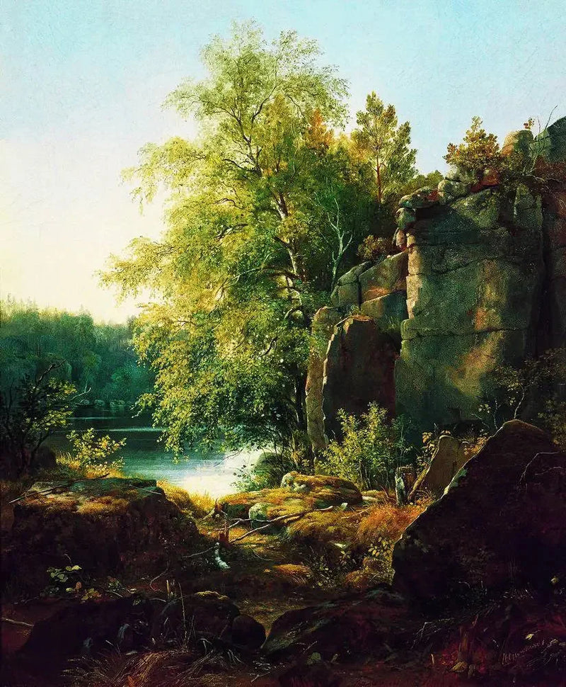 Vue sur l'île de Valaam - Ivan Chichkine
