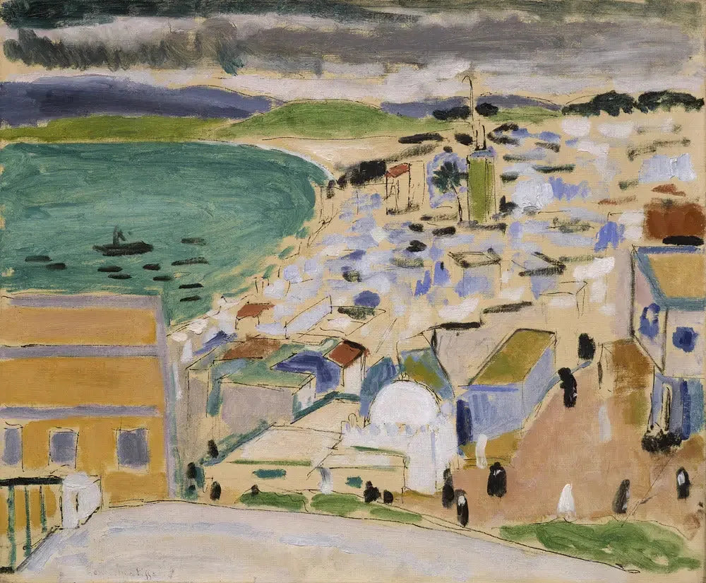 Vue sur la baie de Tanger - Henri Matisse image 1 copie de tableau peinte à la main