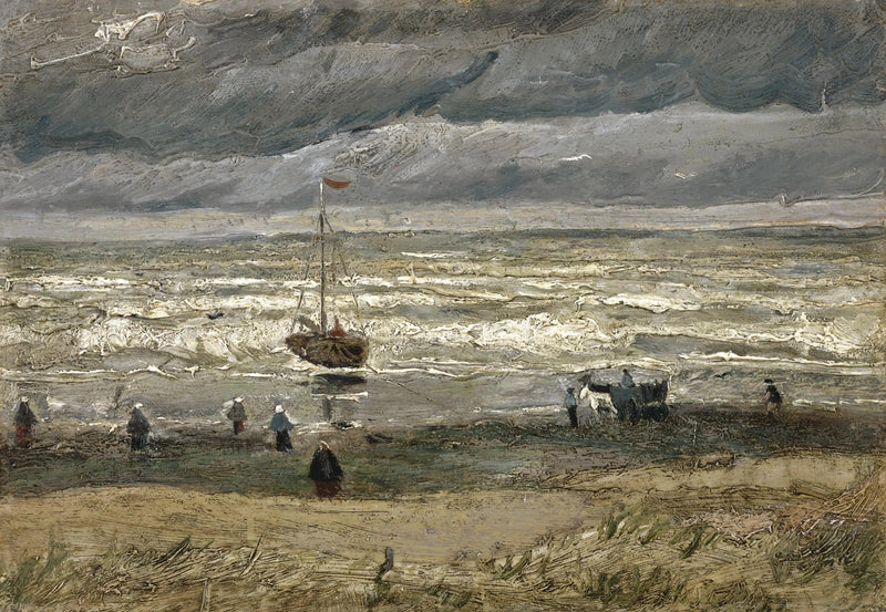 Vue sur la mer à Scheveningen - Vincent van Gogh