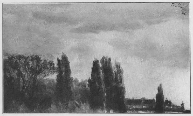 Vue sur le parc du prince Albrecht - Adolph von Menzel