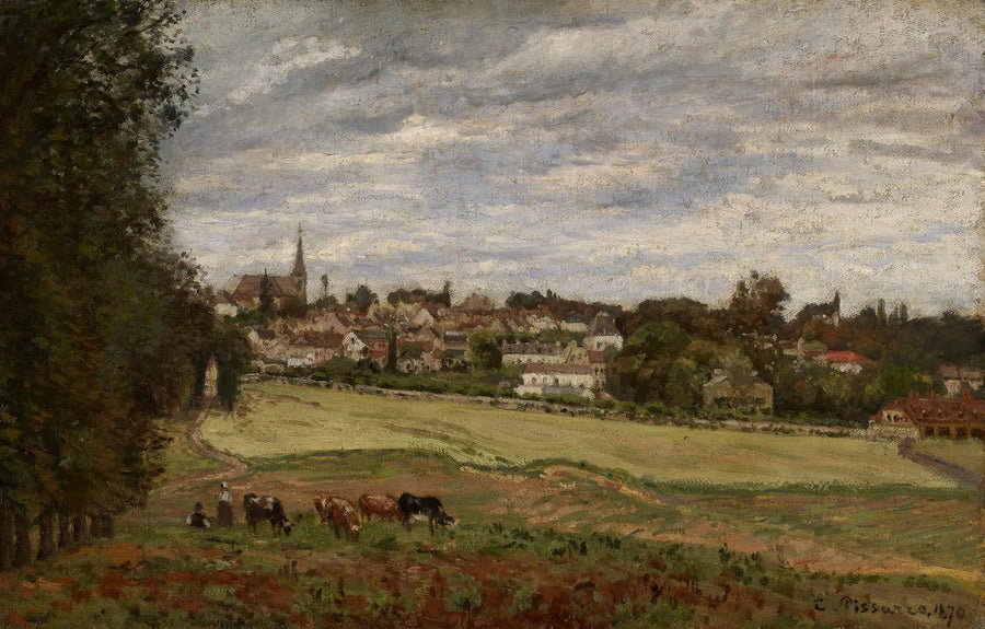 Vue sur le village de Marly-le-Roi - Camille Pissarro