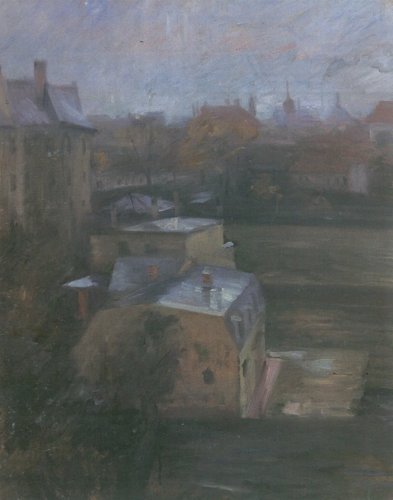 Vue sur les toits - Lovis Corinth