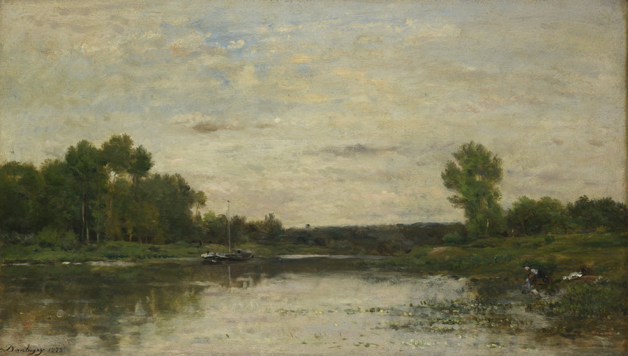 Vue sur l'Oise - Charles-François Daubigny