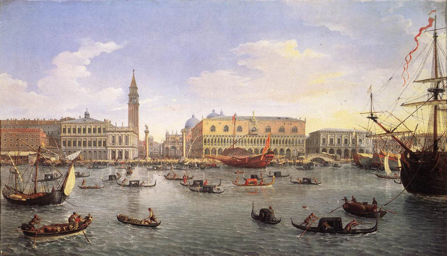 Vue de Venise depuis l'île de San Giorgio - Caspar van Wittel