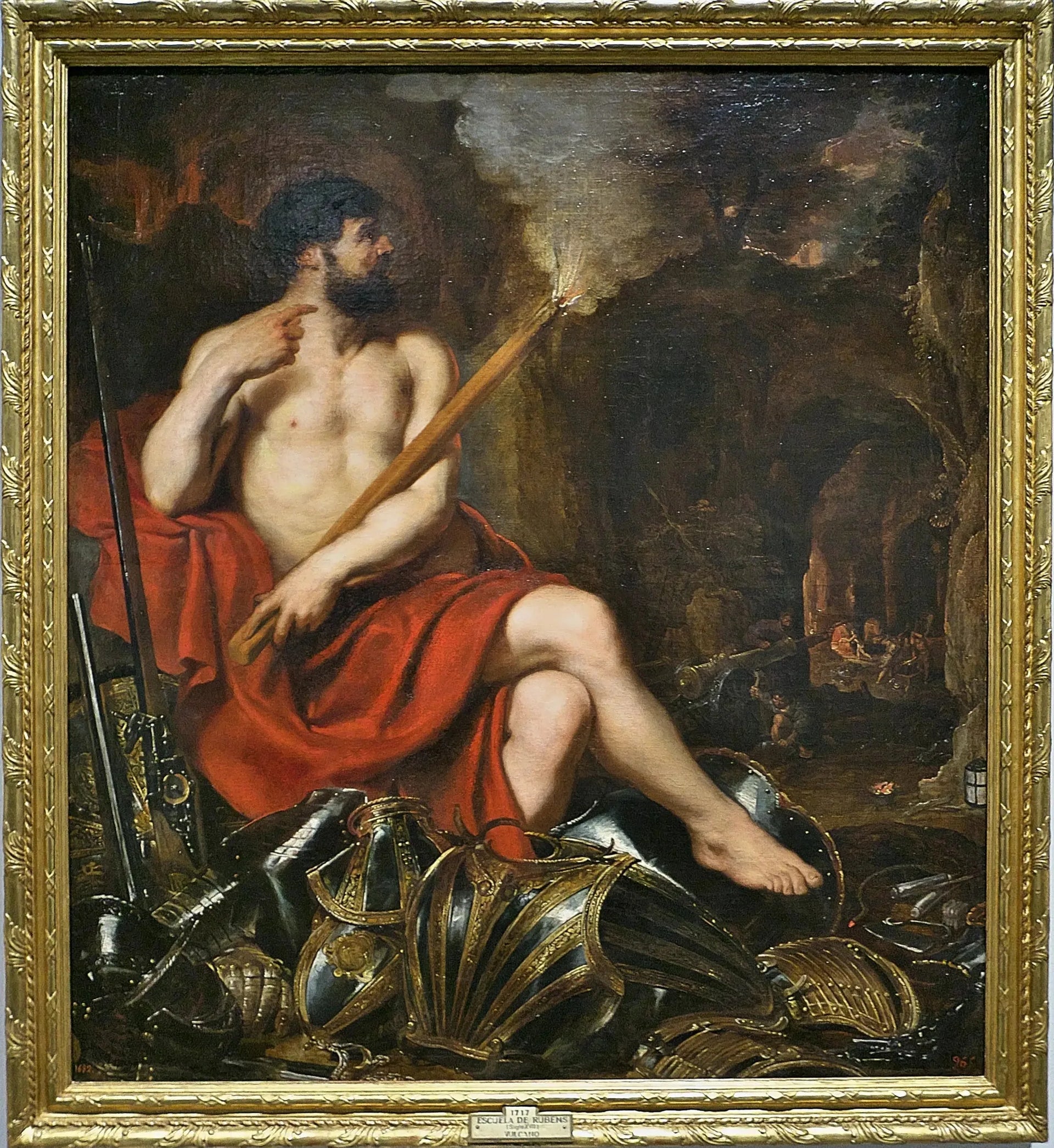Vulcain et le feu - Peter Paul Rubens image 1 reproduction d’œuvre d’art à l’huile