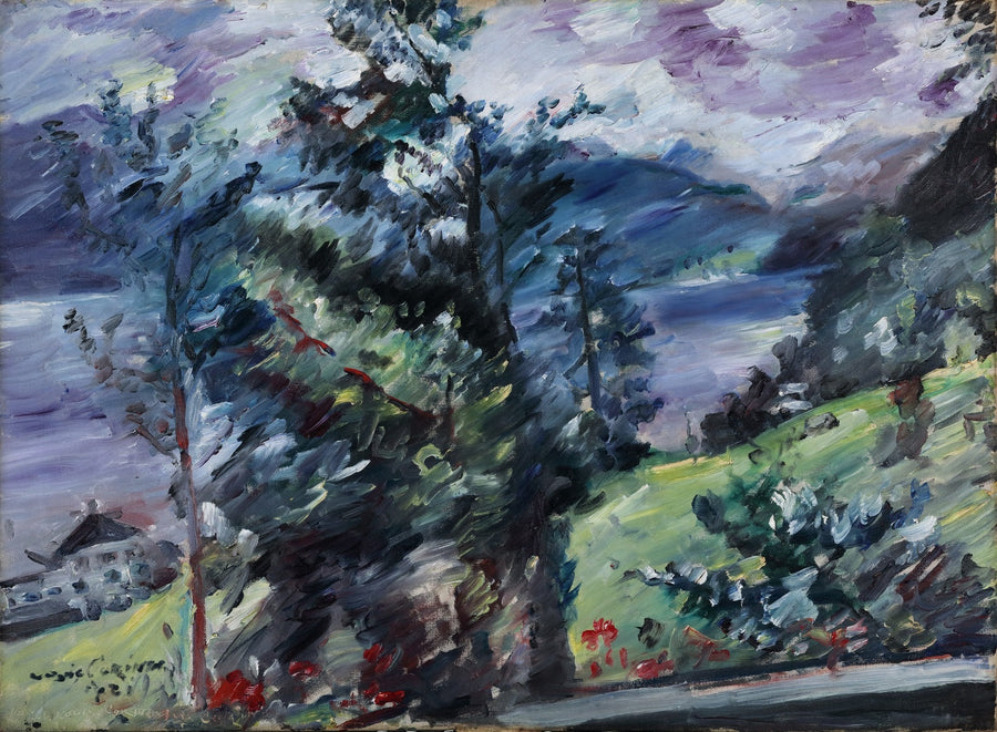 Walchensee, Blick auf den Wetterstein - Lovis Corinth
