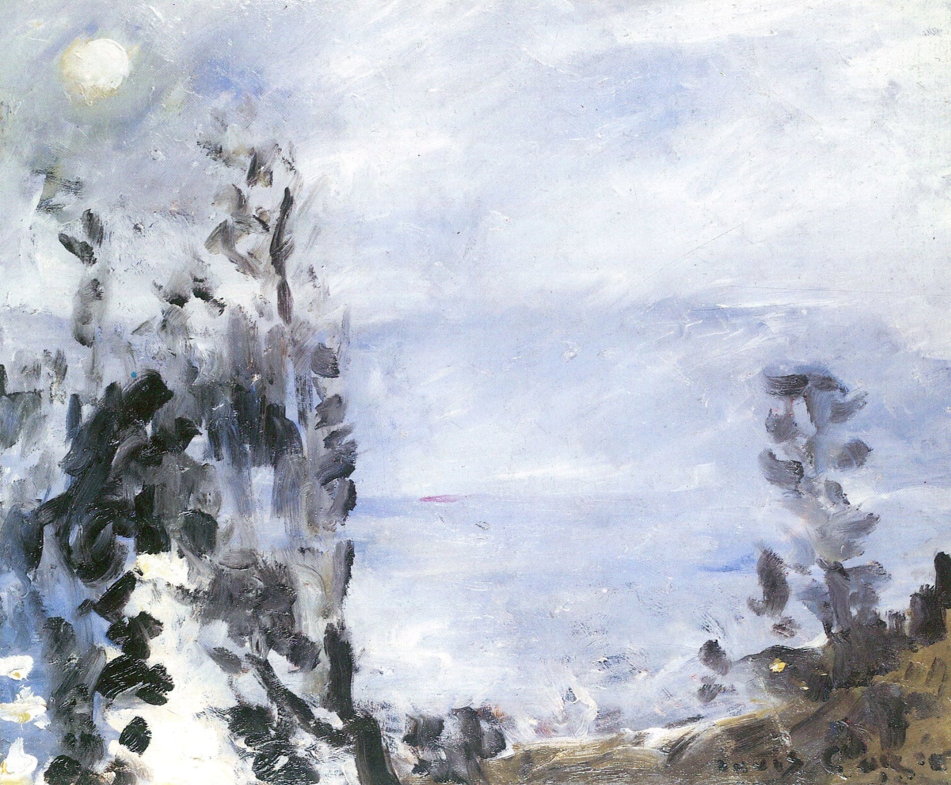 Walchensee Junimond - Lovis Corinth image 1 reproduction de peinture à l’huile
