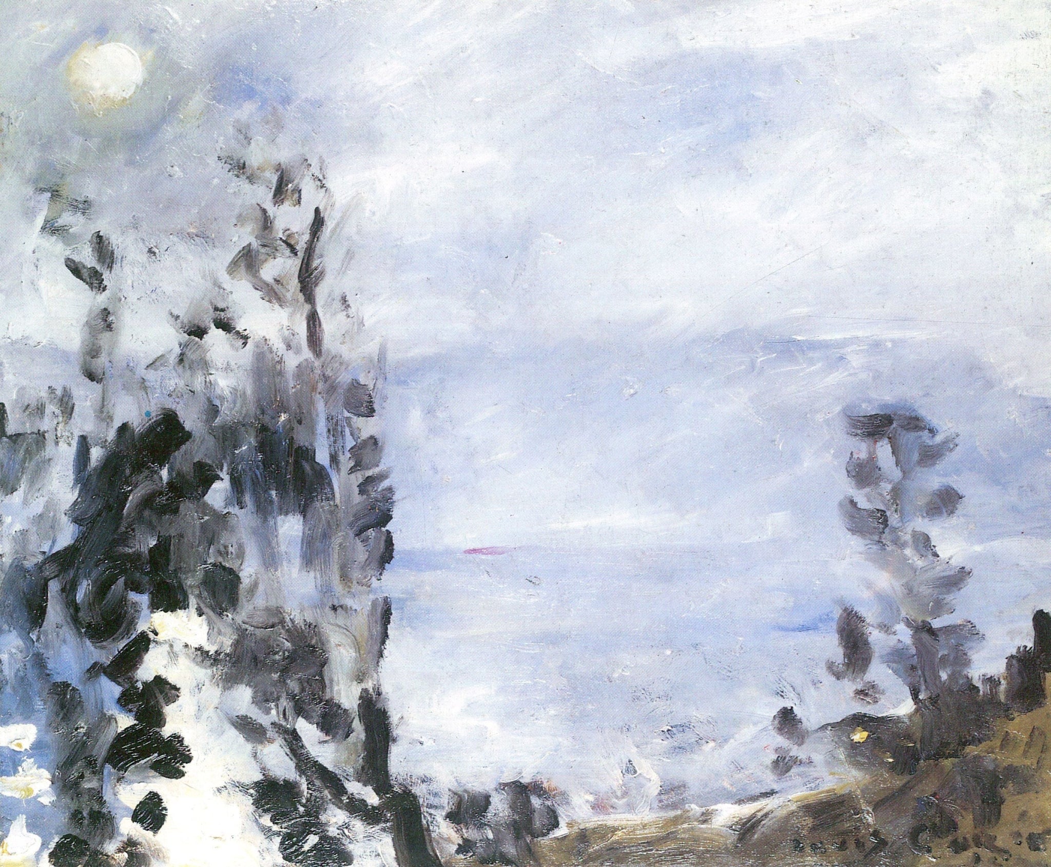 Walchensee Junimond - Lovis Corinth image 1 reproduction de peinture à l’huile