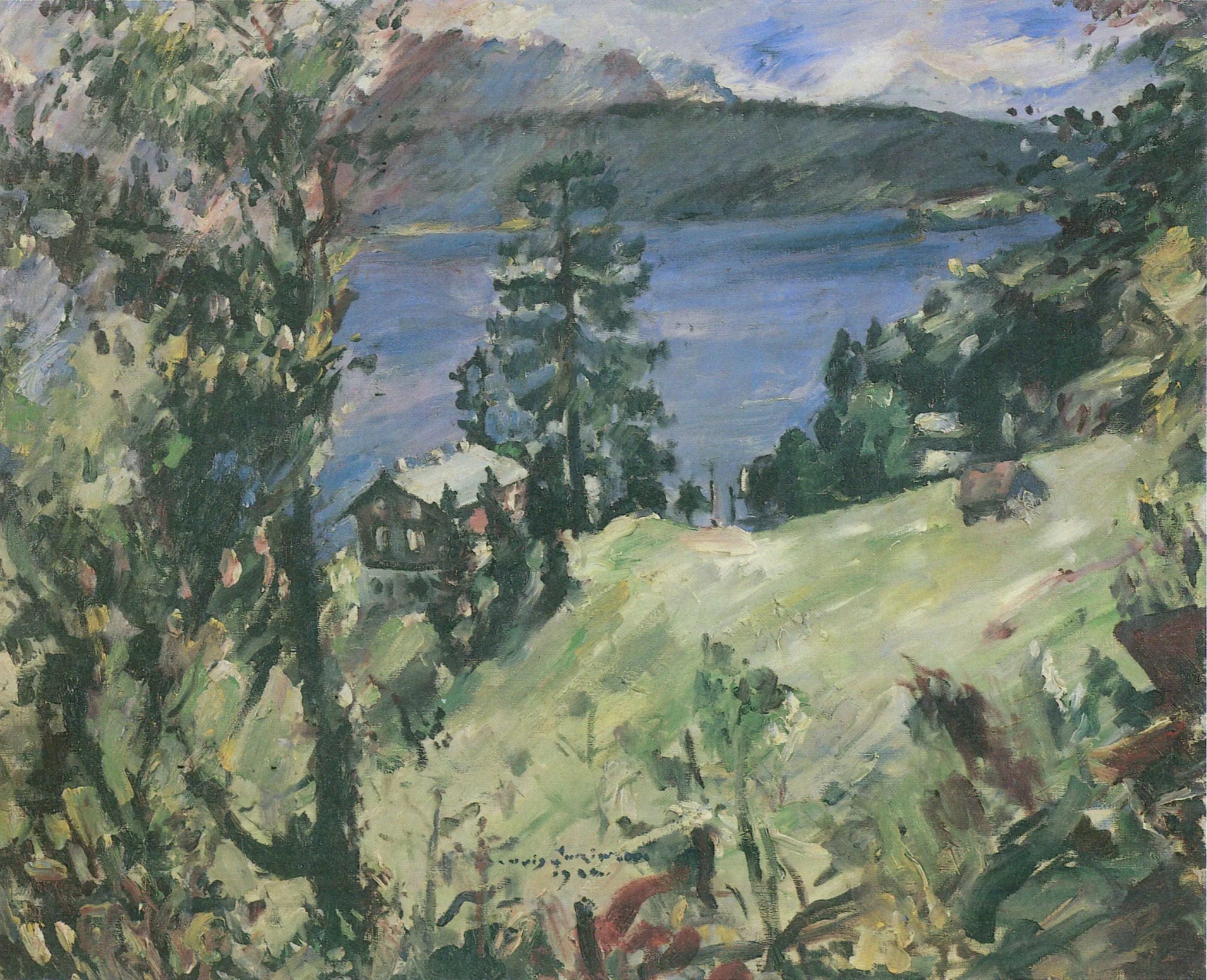 Walchensee - Lovis Corinth image 1 copie de tableau peinte à la main